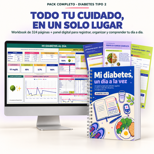 Mi Diabetes al Día — Planner + Google Sheet para Diabetes Tipo 2